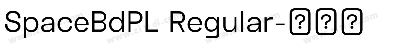 SpaceBdPL Regular字体转换
